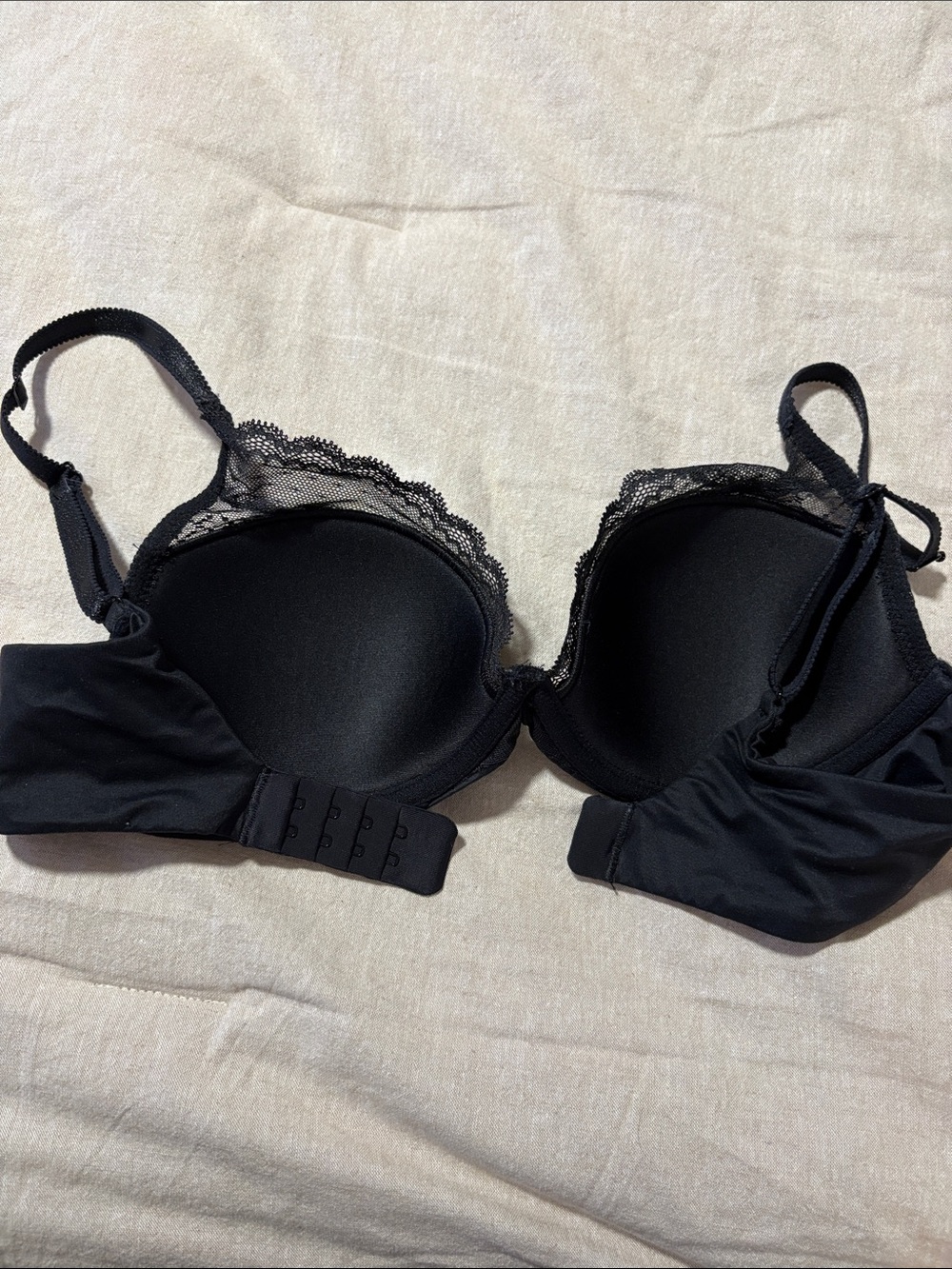 Chantelle Norah Black Lace 36B T-Shirt Bra - Picture 5 of 5